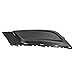 HECASA Left Fog Light Cover Compatible with 2017 2018 Ford Fusion, Front Bumper Fog Lamp Bezel Replacement for FO1038166 HS7Z17B814AB, Textured Black ABS Plastic Passenger LH Side