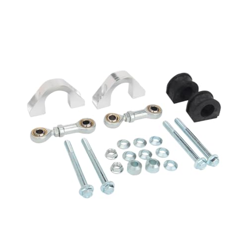 Treayes - 24mm Rear Sway Bar Bushings Kit with End Link Kit Fits 92-00 Civic EK 94-01 Integra DC2 Compatible Chassis Parts Anti Roll Rods