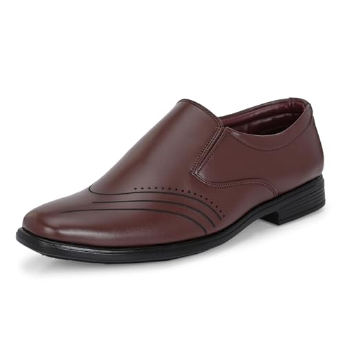 Image of Centrino Formal Shoe for Men | Cushioned Insole | Stylish Slip ON | Perfect for Boys & Men | Office Wear & Formal Dress 6811