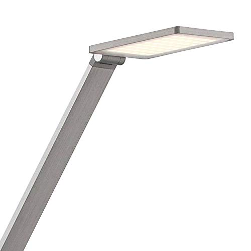 Possini Euro Design Bentley Modern Minimalist Style Task Floor Lamp Led Bright Lighting 61" Tall Silver Aluminum Adjustable Touch On Off For Living Room Reading House Bedroom Home #TOP2