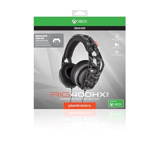 Nacon RIG 400HX, Auriculares para Juegos, Conector de 3,5 mm, para Xbox One, Xbox Series X y PC, Urban Camo | Ya disponible en tu tienda friki favorita! En mundofriki.es!