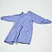 Pack of 1 | Reusable Isolation Industrial Gowns Longsleeve with Elastic Cuffs, Long XL Size, Cell Blue | PPE Protective Isolation Gowns | 65% Polyester and 35% Cotton