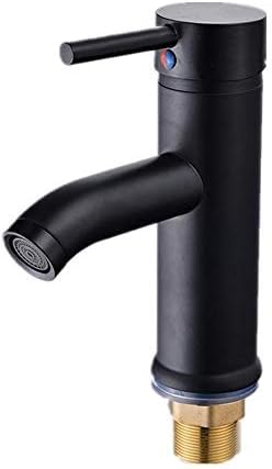 Robinet de lavabo noir mat pour moderniser votre salle de bain familiale