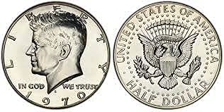 1970 S Kennedy Half Dollar US Mint Proof