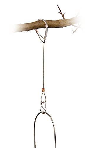 [Supporta vari uccelli da giardino] Il gancio per mangiatoia per uccelli Jacobi Jayne è perfetto per attirare cince, fringuelli, passeri, pettirossi e altri uccelli selvatici consentendo un migliore posizionamento delle mangiatoie intorno agli alberi e agli spazi del giardino.