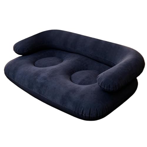 Masoog Sofá Hinchable de Camping,Sofá Portátil Cómodo con Revestimiento Flocado,Diván Hinchable para Camping - para Salón Dormitorio Interior Cine Viajes Patio Jardín Terraza Porche Balcón