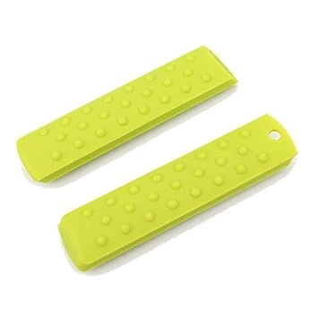 WorldCare Kitchen Pan Pot Handle Heat Insulation Cookware and Bakeware Accessories Silicone Pot Handle Anti Scald Sets DIY Pot: Green