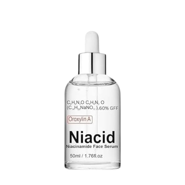 Natural Niacid Face Serum -10% Niacinamide, Oil Control, Skin Clear Anti Acne Serum for Oily