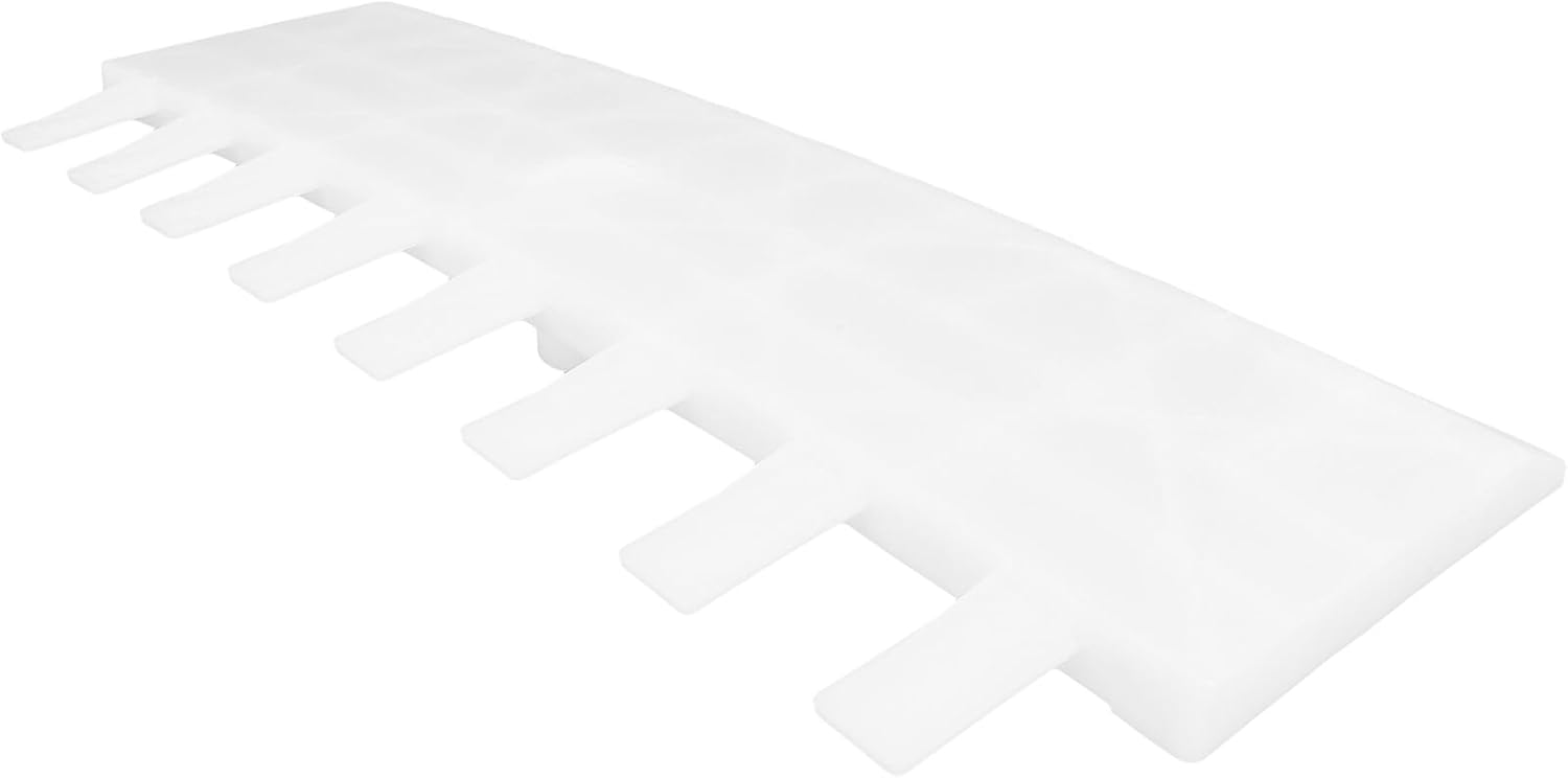 Plastic Leaf Rake Hand Scoop for Garden Lawn Leaf Cleaning Small White Plastic Rake Head and Lawn Care