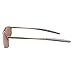 ZHILE 8-base Curve Wrap Metal Frame Polarized Sunglasses for Men (Brown frame Brown lens, 57)
