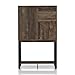 Pemberly Row Transitional 8-Bottle Wine Cabinet, Reclaimed Oak Finish, 31.49