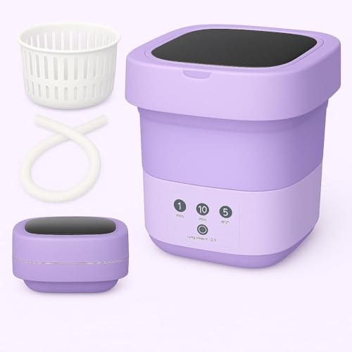 Image of SeMi AuToMaTiC FoLdInG SmAlL MiNi WaShInG MaChInE WiTh DrYeR DeEp CLeAnInG FoR UnDeRwEaR WaShINg MaChInE SeMi AuToMaTiC UV7