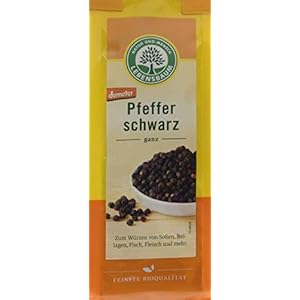 Lebensbaum Pfeffer, schwarz, ganz (1 x 50 g) – Bio 7601187AZ