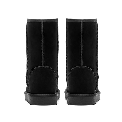 Bruno Marc Men's Winter Boots Cold Weather Outdoor Casual Warm Suede Faux Fur Lining FuzzyClassic Short Boots4