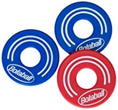 Bolaball All-Weather Washer Toss Game Replacement Washers || 8 Washers || Red and Blue || Heavy Quality Steel Washers || Heavy Duty Plastic Coating || Waterproof & Weatherproof