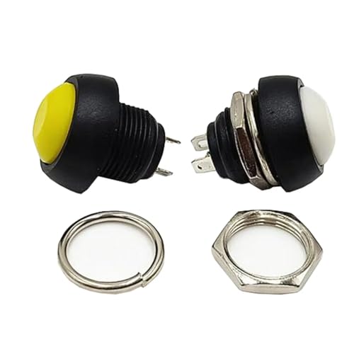Interruptor pulsador momentáneo PBS-33B ideal para paneles de control domésticos y simulación 5