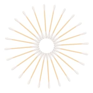 VALICLUD 200 Stück Babypflege Wattestäbchen Holz