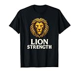 Fitness Gym Motivation – Lion Strength T-Shirt