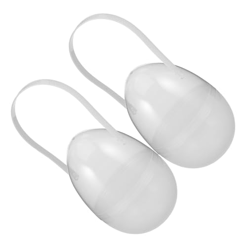 STOBAZA 2 Piezas Cajas De Dulces Gigantes Rellenables Con Forma De Huevo De Pascua Porta Huevos De Pascua Con Asa Cajas Decorativas Para Dulces Con Forma Para Decoración De Fiestas