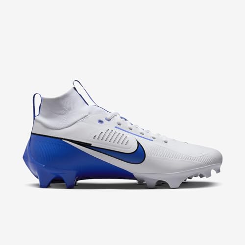 Nike Vapor Edge Pro 360 2 (Team Bank) Men's Football Cleats (FQ4044-102, White/Black/Hyper Royal) Size 163