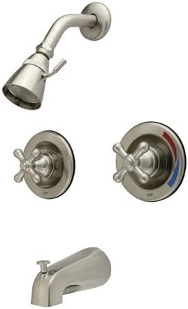 Kingston Brass KB668AX Two Handle Tub & Shower Faucet