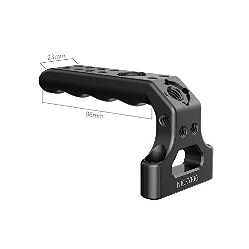 Image of NICEYRIG Low Profile Top Handle Handgrip Applicable for RED DSMC2, DSLR Camera Cage Handle Grip - 383