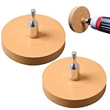 bath&bath ゴムトレーサー 工具 電動ドリル シール剥がし ステッカー剥がし クリーニング 車体 88mm シャンク径6mm (2個)