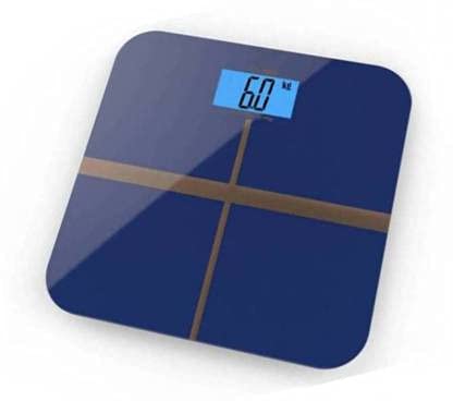 Electronic Thick Tempered Glass & LCD Display Digital Personal Bathroom Health Body Weight Scales For Body Weight, Weight Scale Digital For Human Body (MULTICOLOUR)