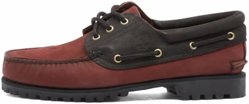 Timberland Men's Authentic 3-Eye Lug Handsewn Boat Shoes