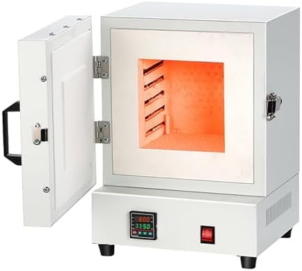 Electric Kiln Furnace 2000W, High-Temperature 1150℃ Metal Melting Oven, Lab Muffle Furnace for Enclosed Laboratory Use
