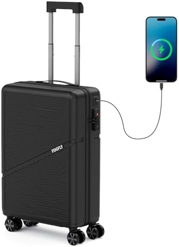 Carry On Luggage Airline Approved 20 Inch Hardside Suitcase with ...