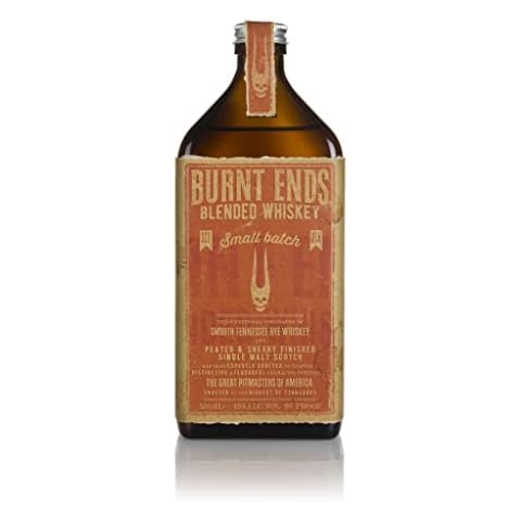 Burnt Ends Blended Whiskey Rye and Sherry Cask-Finished Peated Single Malt Scotch Blend Cover