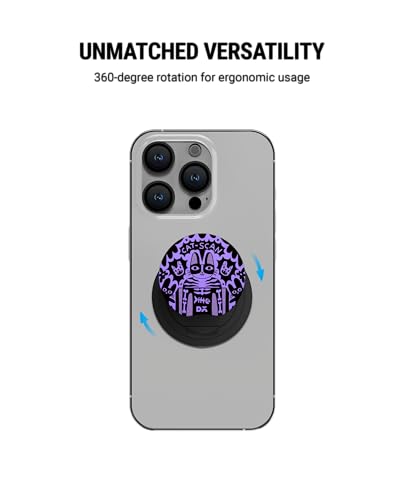 Image of DailyObjects Cat Scan Moto Compatible with Magsafe Phone Grip