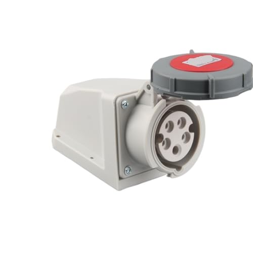 �����^ IP67 �h���H�Ɨp�v���O �R�l�N�^ 3 �s�� 4/5 16A32A ��h���q��\�P�b�g(5-core32Aopen-mountedsocket)