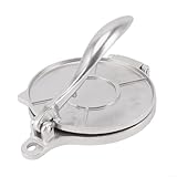 Prensa de masa de aluminio de 16 cm, redonda, resistente, para tortillas, bases de pizza, conchas de pastelería, hecho en casa con rendimiento confiable, uso extendido para pan relleno Samosa Shell
