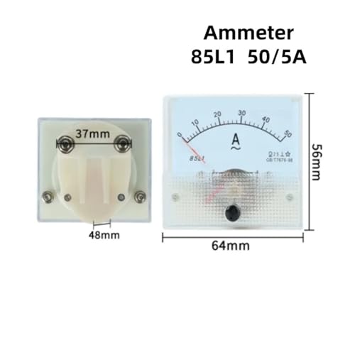Ampèremètre analogique industriel haute précision AC 200/5A