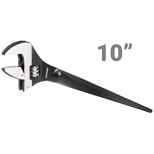 LICHAMP 3-Pack Adjustable Construction Spud Wrench Set 10 12 16 Inches