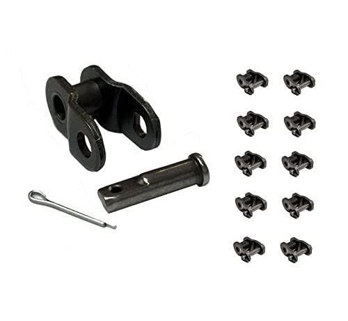 10-Pieces #415H Offset Link1/2 Link, Half Link, Crank Link, Motorized Bicycle