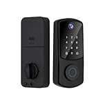 AloveH Smart Fingerprint WiFi Door Lock with Camera Capture and Unlock, Keyless Entry Door Lock with Doorbell Function