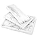 Luxspire Resin Vanity Tray, Bathroom Toilet Tank Storage Tray, 10.03 x 5.9 in Kitchen Sink Trays Decorative Serving Tray, Vanity Countertop Organizer for Makeup Towel Perfume Holder, M, White Marble