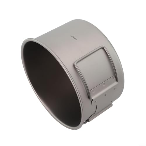 Lightweight Stainless Steel Camping Bowl with Folding Handle – 450ml Collapsible Outdoor Food Container for Backpacking, Hiking, Picnics & Travel(600ml Bowl no lid)