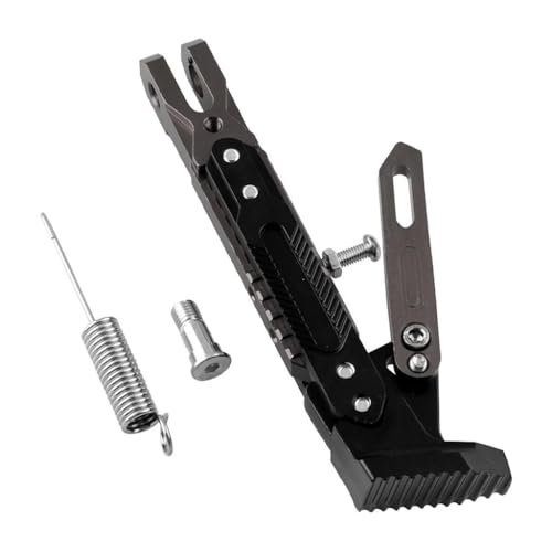 Béquille latérale de moto universelle réglable en aluminium pour scooter et moto modifiée - 2