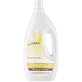 HAKA Glanzpfleger I 1 Liter I Reinigung & Pflege für Laminat, PVC, Marmor uvm I Fußboden Reiniger mit Glanz Formel