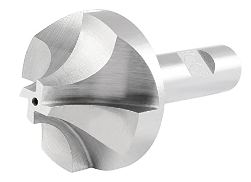 Image of Accusize Industrial Tools 3 /4'', H.S.S. Corner Rounding End Mills, 3 /4'' Shank Dia, 2-1 /4'' Cutter Dia, 4-1 /8'' Overall Length, 1011-3434 | H.S.S. Corner Rounding End Mills, 3 /4 inch Shank, 2-1 /4 inch Cutter Dia, 4-1 /8 inch Overall Length