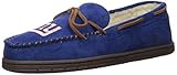 NFL New York Giants Mens Team Color Big Logo Moccasin SlippersTeam Color Big Logo Moccasin Slippers,...