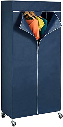 Honey Can Do Garment Rack Cover, GAR-02198, Navy Blue (Rack Cover Only)