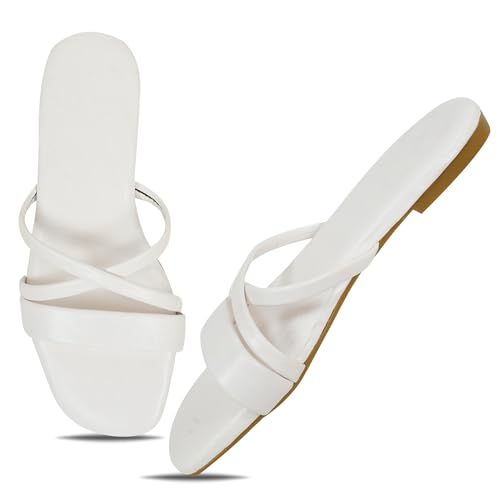 Image of DFR Women Casual Cushioned Flat Slippers Woman