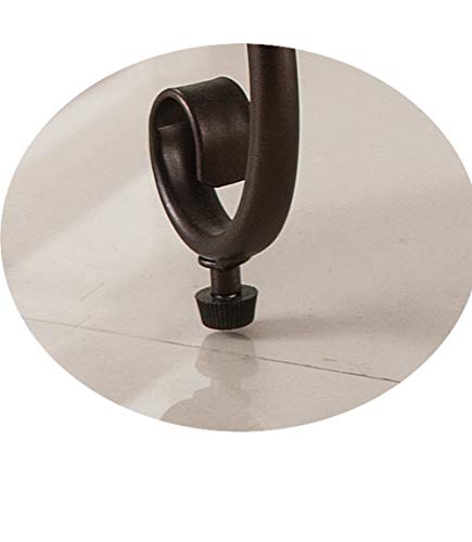 Kings Brand Furniture - Coffee Brown Metal Free Standing Towel Rack Stand With Shelf #TOP4