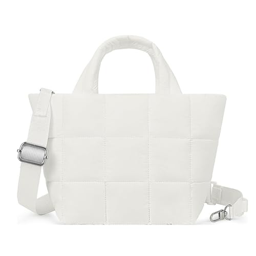 MATERIALE IN NILON IMPERMEABILE: questa mini borsa trapuntata è realizzata in nylon impermeabile e antistrappo, con una spessa fodera in nylon per una maggiore durata.