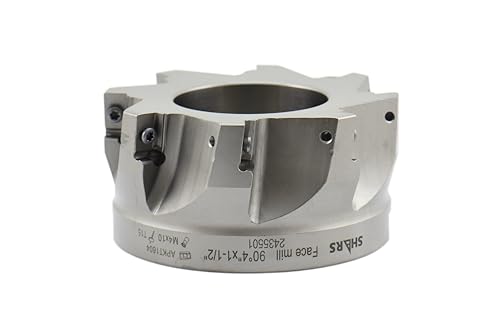 Shars 4" 90 Degree Indexable Face Mill Cutter for APKT1604 Insert 404-1870W S[